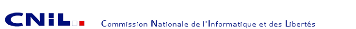 CNIL Commission Nationale de l'Informatique et des Libertés