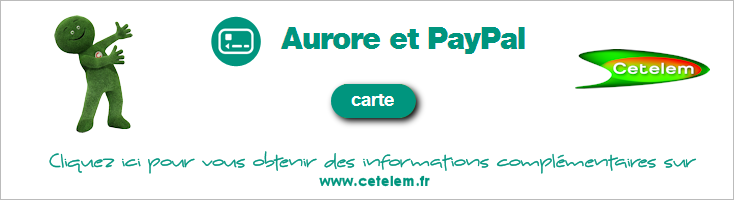 Bannière CETELEM Aurore et PayPal